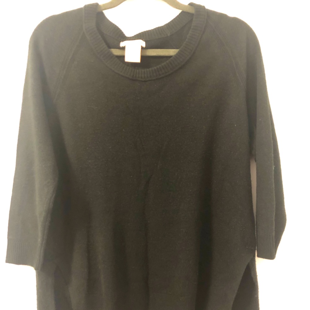 Black sweater with 3/4 sleeves from Nordstrom